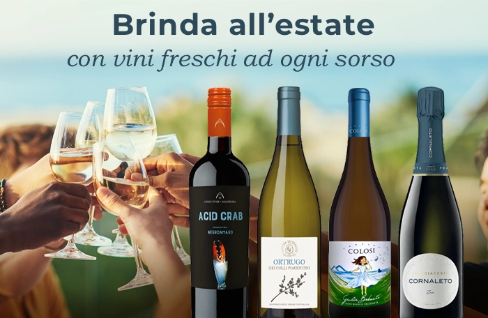 Brinda all’estate con vini freschi ad ogni sorso