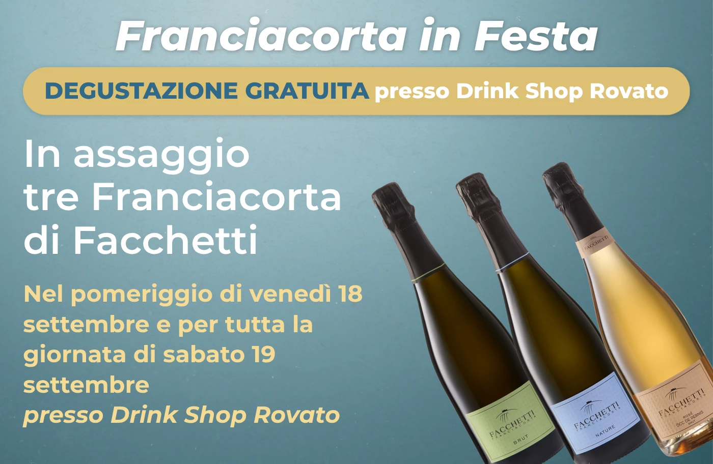 Degustazione gratuita Franciacorta in festa